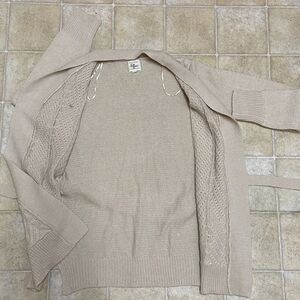 Effeci Cream Knit Sweater Size S